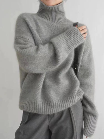 MIRANDA™ | MAGLIONE IN CASHMERE A COLLO ALTO